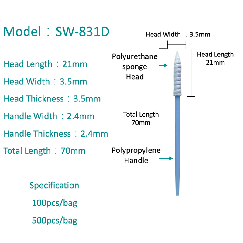 SW-831D médium komprimované vysokohorchodové houby